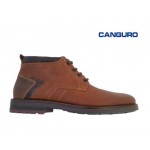 Ανδρικά Παπούτσια Canguro 162300 Ταμπά Casual Δερμάτινα Μποτάκια